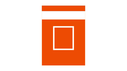 Orange cover design template