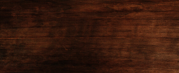 Old grunge dark textured wooden background,The surface of the brown wood texture . - Powered by Adobe