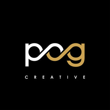 POG Letter Initial Logo Design Template Vector Illustration