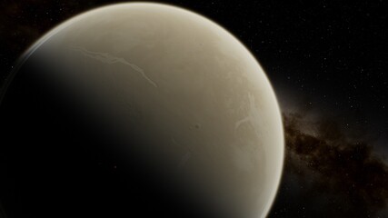 Beauty of deep space. Billions of galaxy in the universe Cosmic art background 3d render