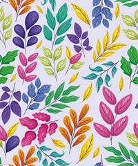 colorfully floral background