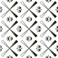 Pattern with a black-and-white gradient . Abstract metallic background. 