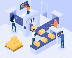 Innovative smart machinery industry 4.0 concept