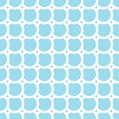 Simple pattern. Circle pattern. Seamless background. Fish scale pattern. Abstract geometric background in a marine theme. © Sudakarn