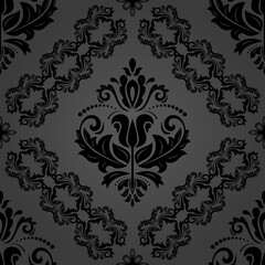 Classic Seamless Dark Vintage Pattern