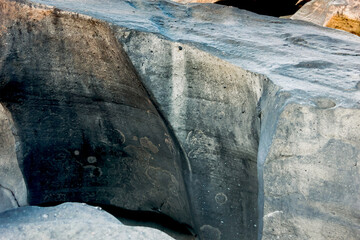 Rock formation and texture. Remote Location.