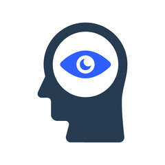 View of mind icon