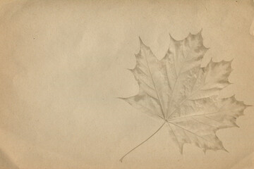 Image of a sheet on old paper