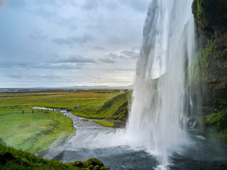 Seljalandsfoss Waterfall, Southern Iceland, Europe