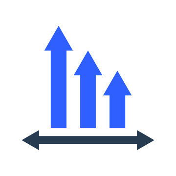 Decrease chart icon