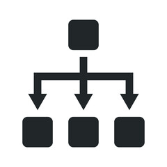 Hierarchy structure icon
