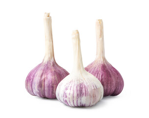 Three garlic heads