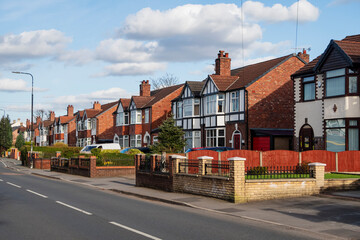 Semi detached houses in Manchester, United Kingdom - 423818837