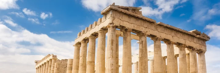 Poster Parthenon-Tempel, die Akropolis in Athen, Griechenland © tilialucida