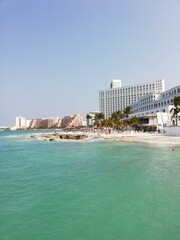 Schöner Ausblick von Cancun Mexiko