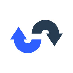 Reverse up down arrow icon