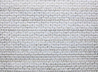 Old white brick wall texture for pattern background