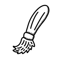 Stylized Cartoon Simple Paint Brush Doodle