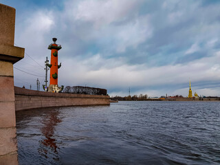 lighthouse in the port