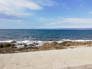 beach and sea from Slovenia
