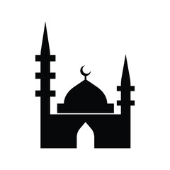 mosque icon or logo isolated sign symbol