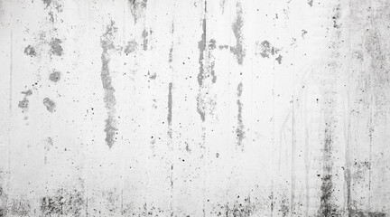 Grungy white concrete wall, abstract background