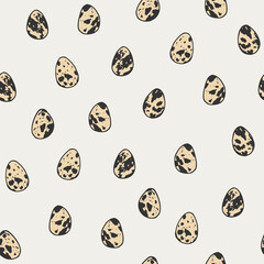 Easter eggs seamless vector patten