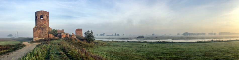 Medieval royal castle in City of Kolo - Poland