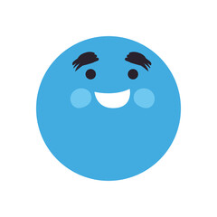 Happy emoji face