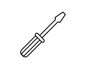 Screwdriver icon. Isolated equipment and screwdriver icon line style. Premium quality equipment vector symbol drawing screwdriver concept for your logo web mobile app UI design.