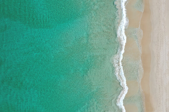 Small wave on a Perth beach in summer