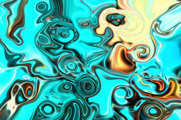 Abstract fractal neon texture fantastic background