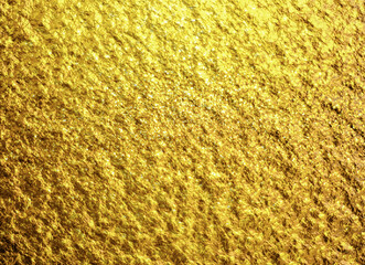 golden 3D illustration  abstract texture picture of wall background. 