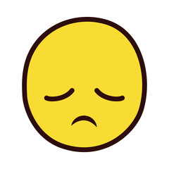 sad pensive emoji