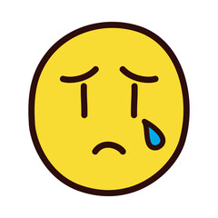 crying emoji face