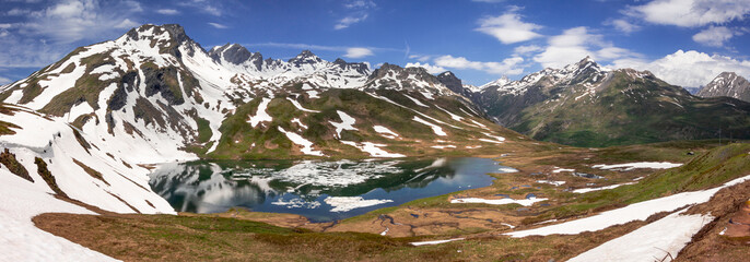 Lake Verney in La Thuile, Italy