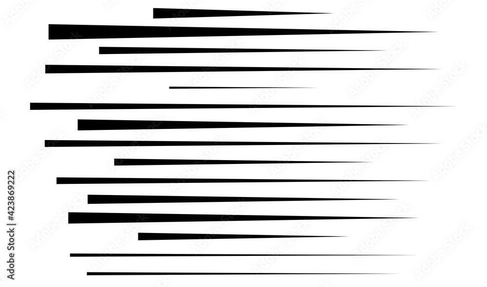 Poster random straight parallel lines, stripes geometric abstract vector element