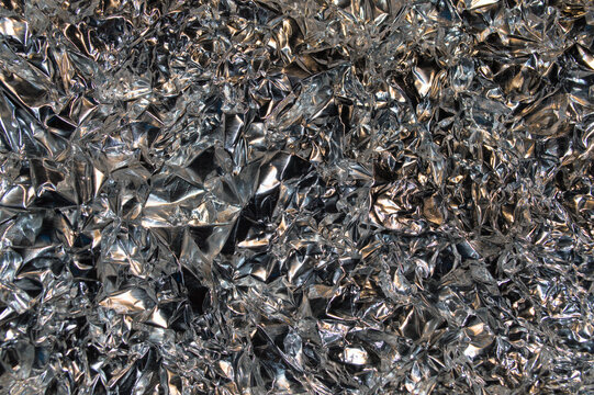 aluminum foil abstract 