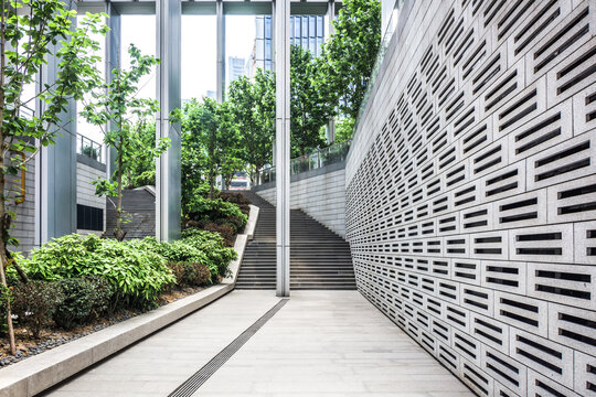 Modern city buildings in Nanjing, China