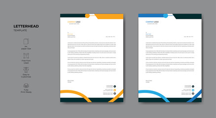 Minimalistelegant style letterhead design for your business.