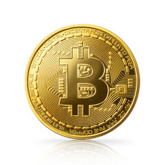 金色のビットコイン
