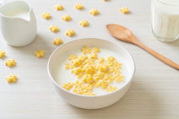 cereals with fresh milk