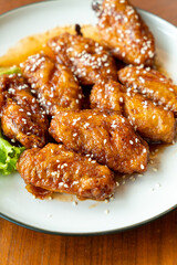 fried chicken with Korean spicy sauce