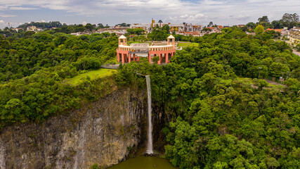 Drone Parque Tanguá Curitiba Paraná Brasil - obrazy, fototapety, plakaty