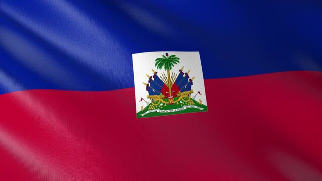 Flag of The Haiti. Flag's footages are rendered in real 3D software. Perfect for TV, Movies, social, HUD, presentations, webs etc.