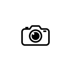 Camera Icon in Trendy Flat Style, Camera Symbol for Your Web Site Design, Logo, App, UI Vector Illustration