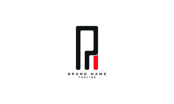 RMP, RM, Abstract initial monogram letter alphabet logo design