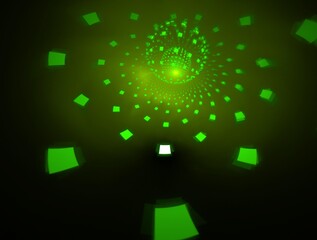 Imaginatory fractal background generated Image