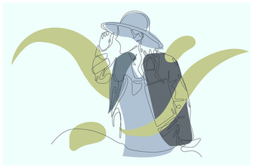 Beauty Of The Women Background Vector