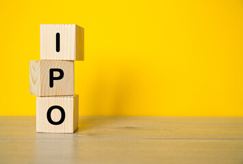 You can use in business, marketing and other concepts. Messege of the day. IPO - business concept . Good Manufacturing Practice - business concept